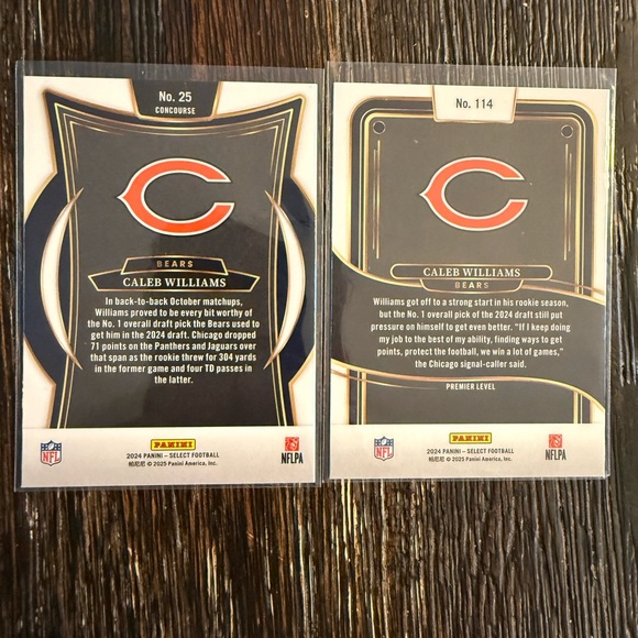 Caleb Williams Rookie cards - Picture 2 of 2